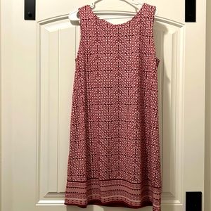 Large midi dress with crisscross back. Like brand new.